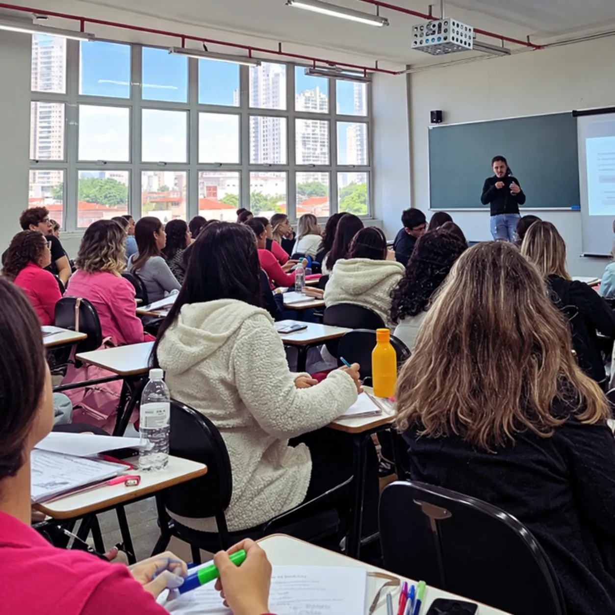 Turma do Curso de Aplicadores ABA em aula presencial em São Paulo